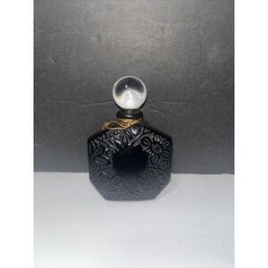 Vintage BROUSSEAU  OMBRÉ ROSE PARFUM Black Bottle 1/4oz  Empty No Box